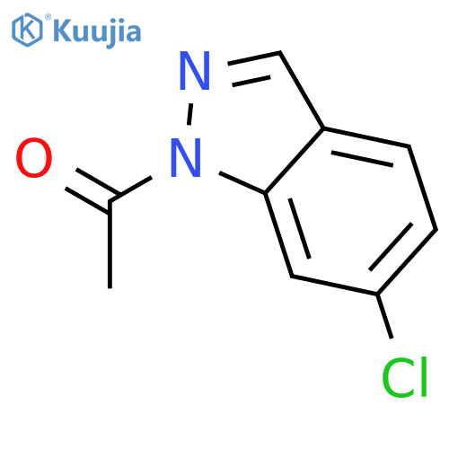 1-Acetyl-6-chloro-1H-indazole structure