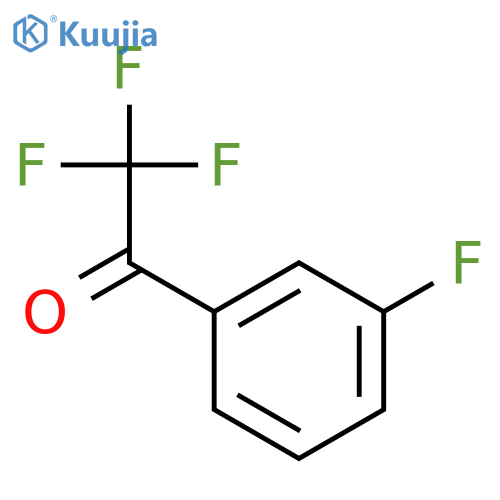 2,2,2-trifluoro-1-(3-fluorophenyl)ethan-1-one structure