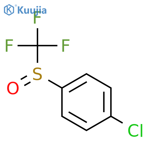 1-chloro-4-trifluoromethanesulfinylbenzene structure