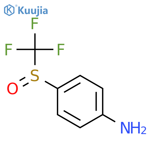 4-trifluoromethanesulfinylaniline structure