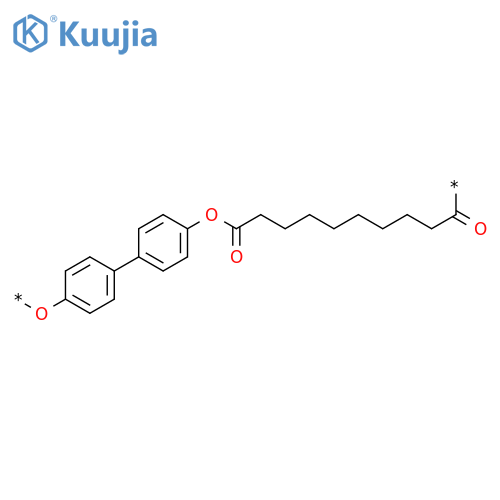 Poly[oxy[1,1'-biphenyl]-4,4'-diyloxy(1,10-dioxo-1,10-decanediyl)] structure