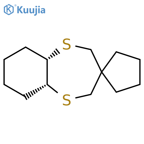 SPIRO[2H-1,5-BENZODITHIEPIN-3(4H),1'-CYCLOPENTANE], HEXAHYDRO-, CIS- structure
