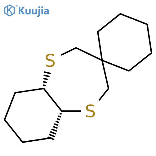Spiro[2H-1,5-benzodithiepin-3(4H),1'-cyclohexane], hexahydro-, cis- structure