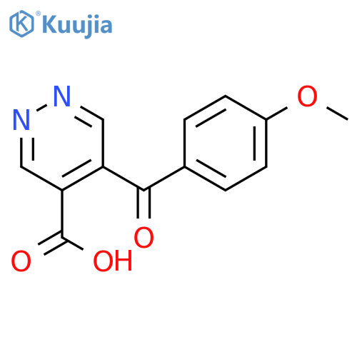 4-Pyridazinecarboxylic acid, 5-(4-methoxybenzoyl)- structure