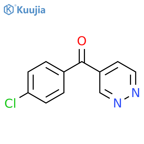 (4-chlorophenyl)-4-pyridazinyl-Methanone structure