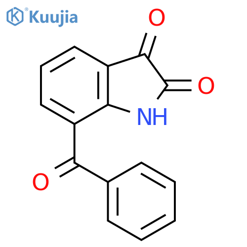 7-Benzoyl-1H-indole-2,3-dione structure