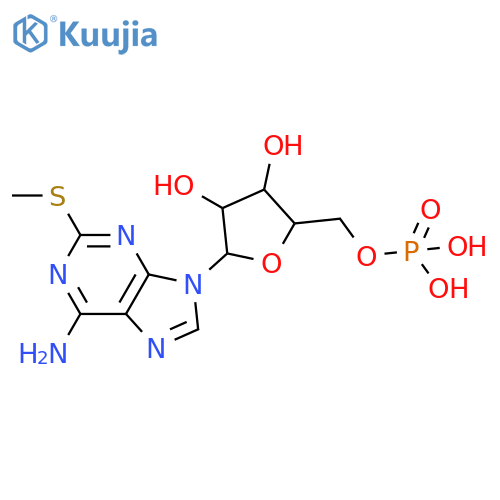5'-Adenylic acid,2-(methylthio)-, homopolymer (9CI) structure
