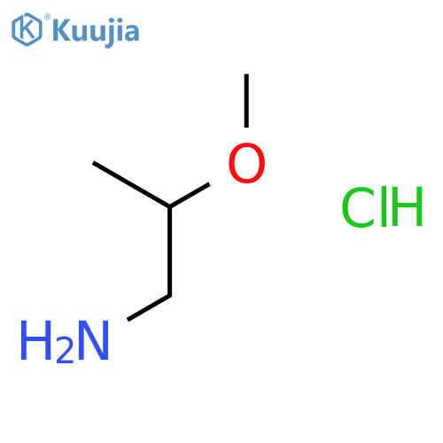 2-methoxypropan-1-amine hydrochloride structure