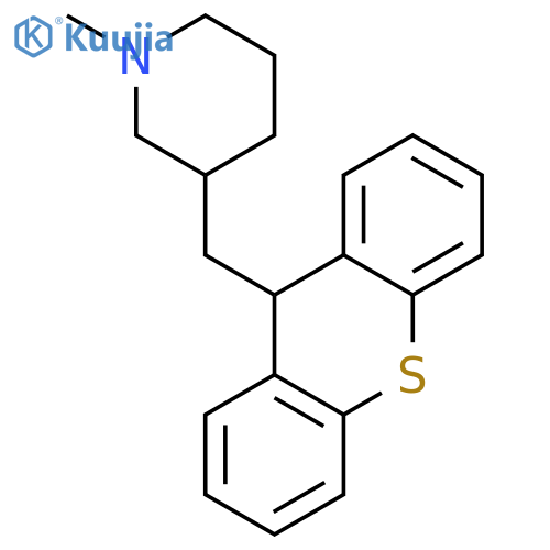 Metixene hydrochloride hydrate structure