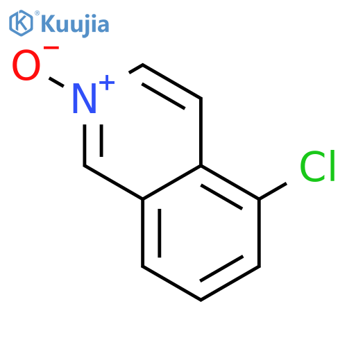 Isoquinoline, 5-chloro-, 2-oxide structure