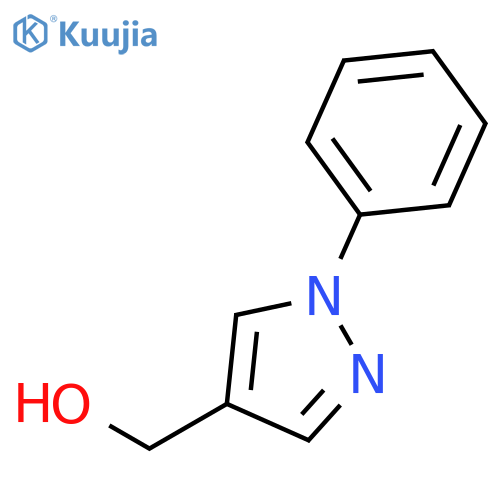 (1-Phenyl-1H-pyrazol-4-yl)methanol structure