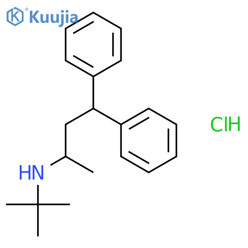 Terodiline hydrochloride structure