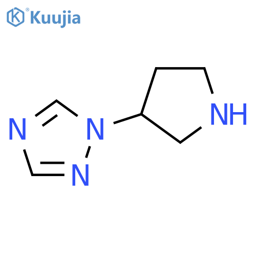 1-(pyrrolidin-3-yl)-1H-1,2,4-triazole structure