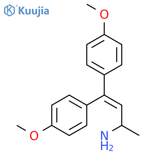 3-Buten-2-amine, 4,4-bis(4-methoxyphenyl)- structure