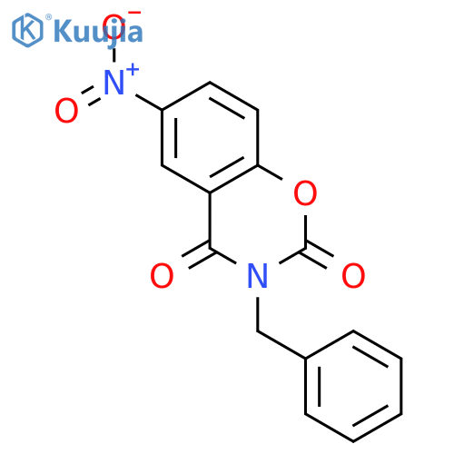 3-Benzyl-6-nitro-2H-1,3-benzoxazine-2,4(3H)-dione structure