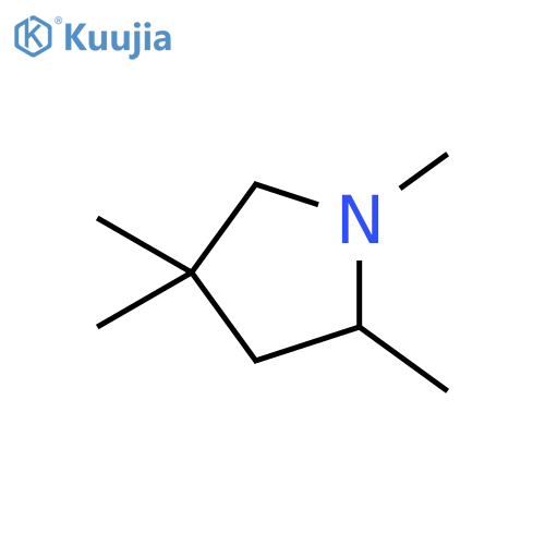 Pyrrolidine, 1,2,4,4-tetramethyl- (9CI) structure
