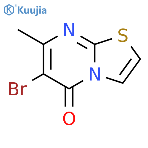 6-bromo-7-methyl-5H-1,3thiazolo3,2-apyrimidin-5-one structure