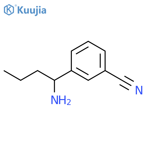 3-(1-AMINOBUTYL)BENZONITRILE structure