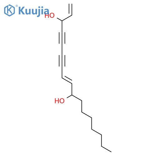 1,8-Heptadecadiene-4,6-diyne-3,10-diol, (3R,10S)- structure