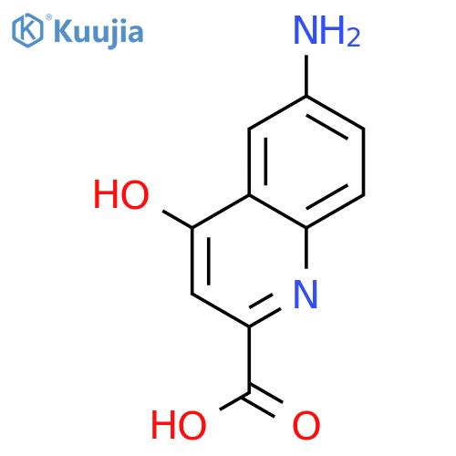 6-Amino-4-hydroxyquinoline-2-carboxylic acid structure