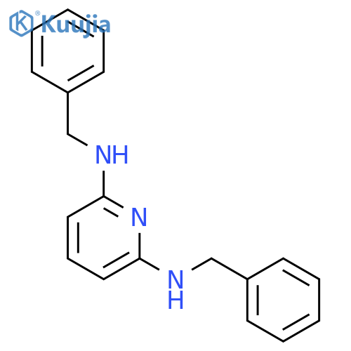 2,6-Pyridinediamine, N,N'-bis(phenylmethyl)- structure
