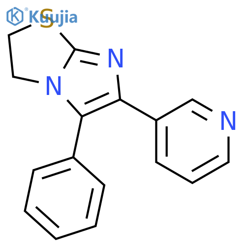 Imidazo[2,1-b]thiazole, 2,3-dihydro-5-phenyl-6-(3-pyridinyl)- structure
