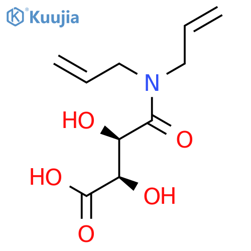 (2R,3R)-4-[Di(prop-2-en-1-yl)amino]-2,3-dihydroxy-4-oxobutanoic acid structure