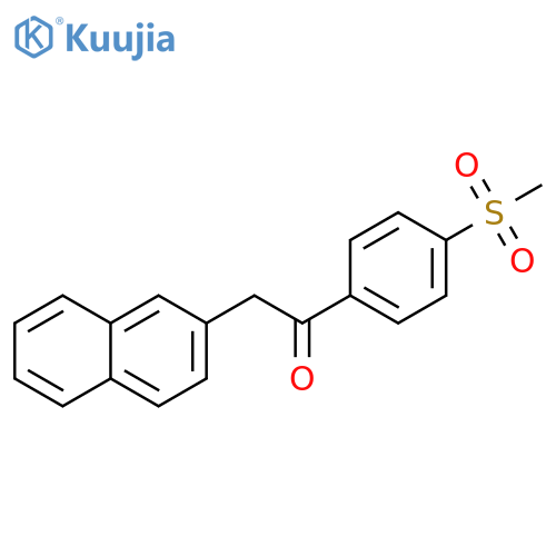 Ethanone, 1-[4-(methylsulfonyl)phenyl]-2-(2-naphthalenyl)- structure