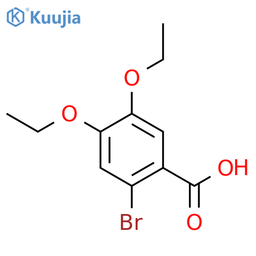 2-Bromo-4,5-diethoxybenzoic Acid structure