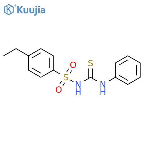 3-(4-ethylbenzenesulfonyl)-1-phenylthiourea structure