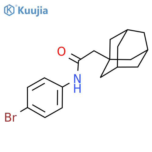 2-(1-adamantyl)-N-(4-bromophenyl)acetamide structure