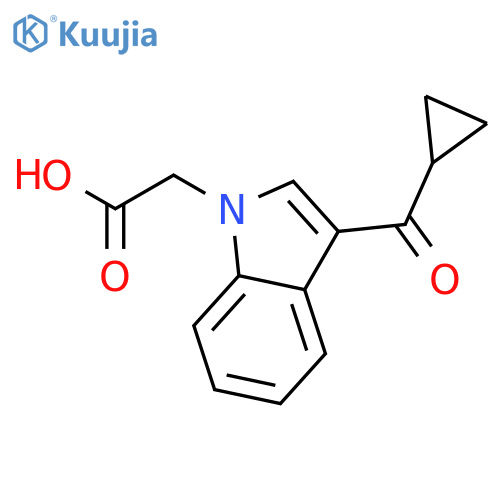 3-(Cyclopropylcarbonyl)-1h-Indol-1-YlAcetic Acid structure