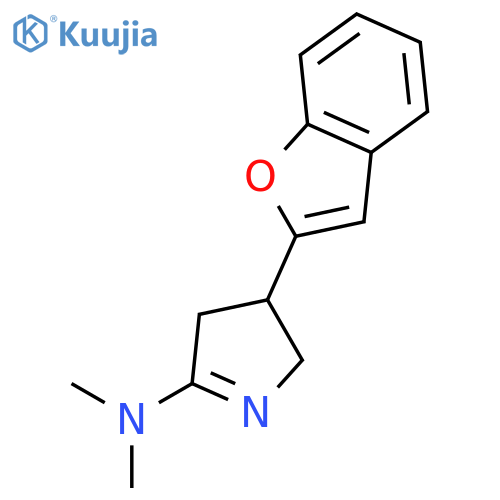 2H-Pyrrol-5-amine,3-(2-benzofuranyl)-3,4-dihydro-N,N-dimethyl- structure