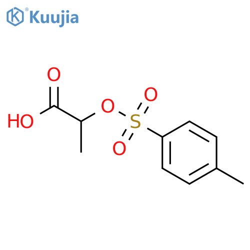 (S)-2-(TOLUENE-4-SULFONYLOXY)-PROPIONIC ACID structure