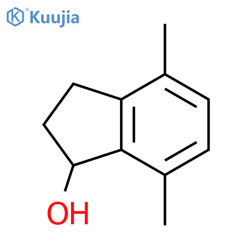 1H-Inden-1-ol, 2,3-dihydro-4,7-dimethyl- structure