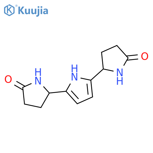 2-Pyrrolidinone, 5,5'-(1H-pyrrole-2,5-diyl)bis- structure