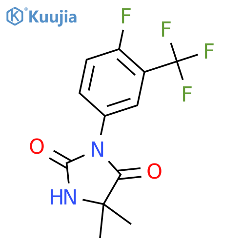 3-(4-Fluoro-3-(Trifluoromethyl)Phenyl)-5,5-Dimethylimidazolidine-2,4-Dione structure