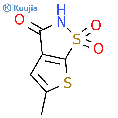 THIENO[3,2-D]ISOTHIAZOL-3(2H)-ONE, 5-METHYL-, 1,1-DIOXIDE structure