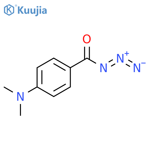 Benzoyl azide, 4-(dimethylamino)- structure