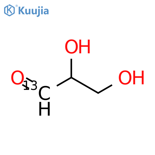 DL-Glyceraldehyde-1-13C structure