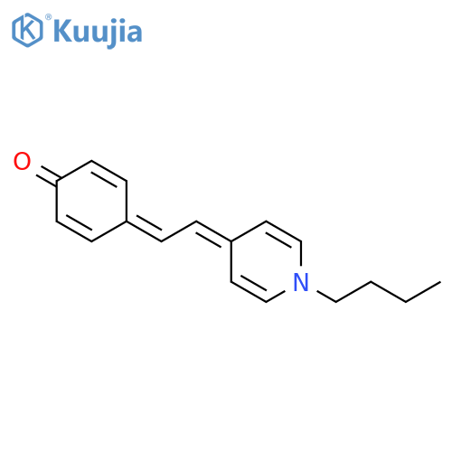 2,5-CYCLOHEXADIEN-1-ONE, 4-[(1-BUTYL-4(1H)-PYRIDINYLIDENE)ETHYLIDENE]- structure