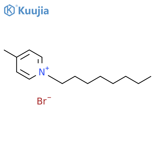 N-octyl-4-metylpyridinium bromide structure