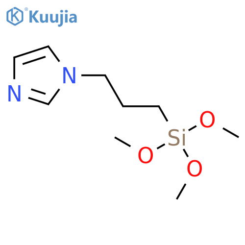 1H-Imidazole,1-[3-(trimethoxysilyl)propyl]- structure