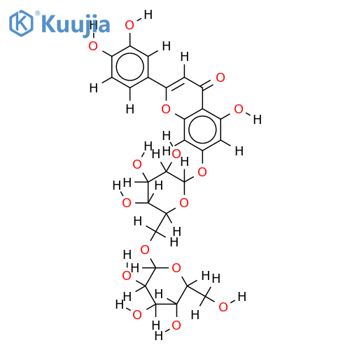 Luteolin-7-O-β-D-glucopyranoside structure