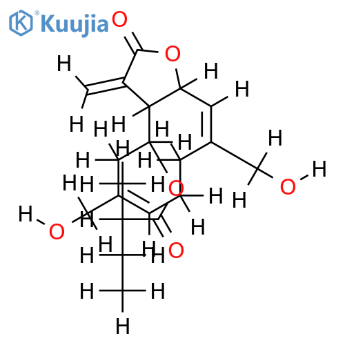 8alpha-(2-Methylbutanoyloxy)albicanolide structure