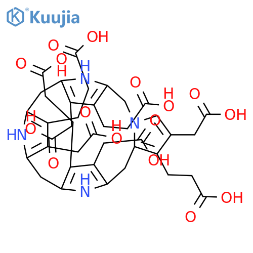6,9:11,14:16,19-Triiminopyrrolo[1,2-a]azacyclooctadecine-1,7,12,17-tetrapropanoic acid, 2,8,13,18-tetrakis(carboxymethyl)-5,10,15,20-tetrahydro- (9CI) structure