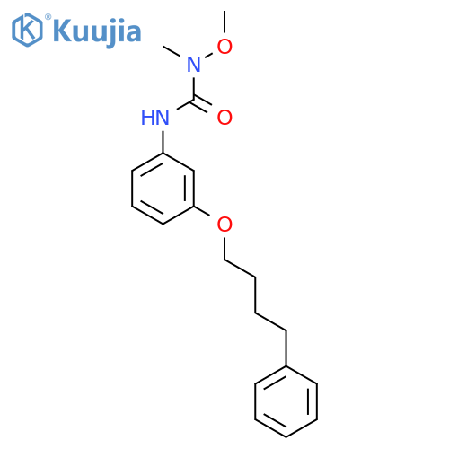 Urea, N-methoxy-N-methyl-N'-[3-(4-phenylbutoxy)phenyl]- structure
