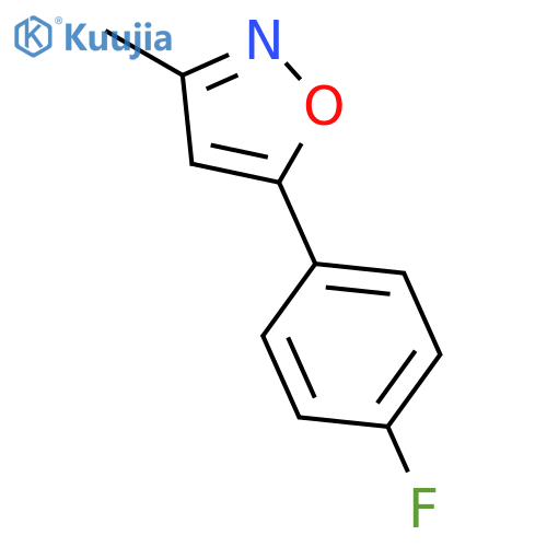 5-(4-FLUOROPHENYL)-3-METHYLISOXAZOLE structure