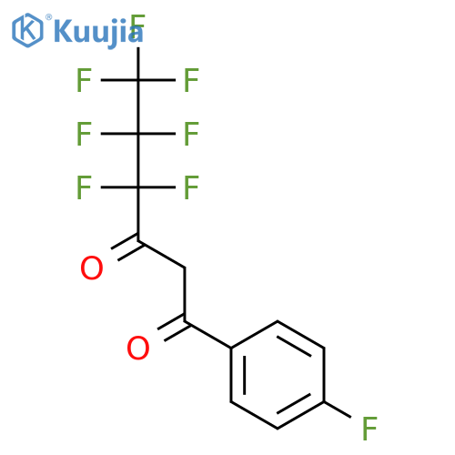 1,3-Hexanedione, 4,4,5,5,6,6,6-heptafluoro-1-(4-fluorophenyl)- structure
