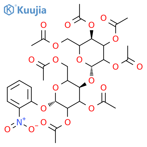 o-Nitrophenyl b-D-Cellobioside Heptaacetate structure